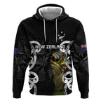 New Zealand WC2026 Custom Black Hoodie Silver Fern