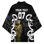 New Zealand WC2026 Custom Black Kimono Silver Fern