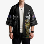New Zealand WC2026 Custom Black Kimono Silver Fern