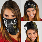 New Zealand WC2026 Black Neck Gaiter Silver Fern