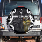 New Zealand WC2026 Black Spare Tire Cover Silver Fern