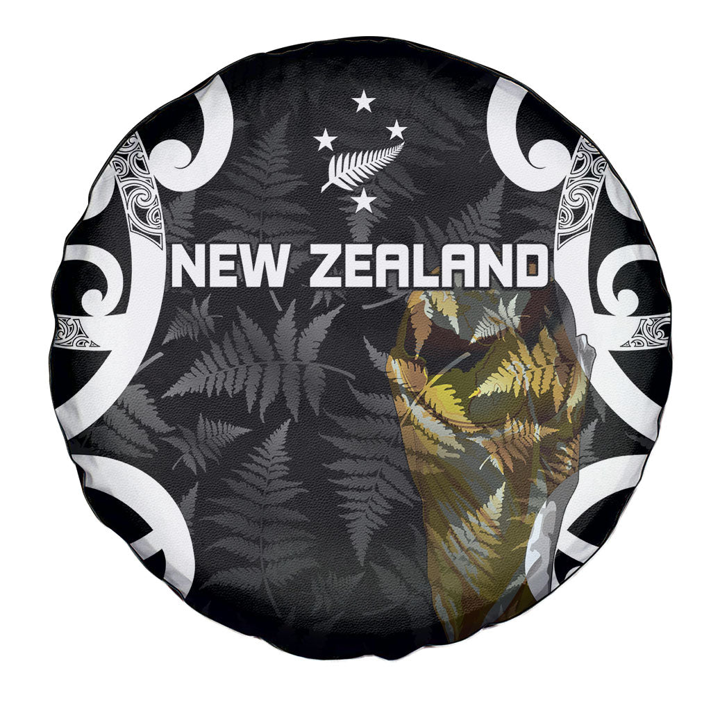 New Zealand WC2026 Black Spare Tire Cover Silver Fern