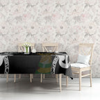 New Zealand WC2026 Black Tablecloth Silver Fern