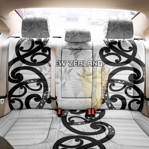 New Zealand WC2026 White Back Car Seat Cover Silver Fern
