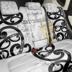 New Zealand WC2026 White Back Car Seat Cover Silver Fern