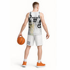 New Zealand WC2026 Custom White Basketball Jersey Silver Fern