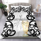 New Zealand WC2026 White Bedding Set Silver Fern