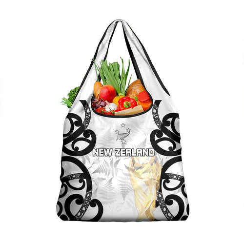 New Zealand WC2026 White Grocery Bag Silver Fern