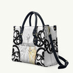 New Zealand WC2026 White Leather Bag Silver Fern