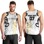 New Zealand WC2026 Custom White Men Tank Top Silver Fern