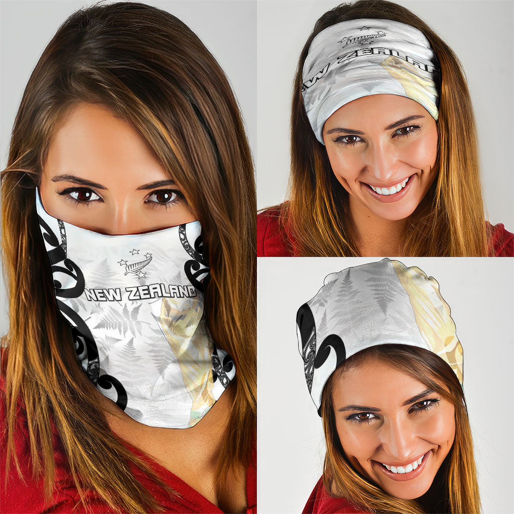 New Zealand WC2026 White Neck Gaiter Silver Fern