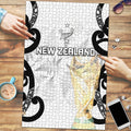 New Zealand WC2026 White Puzzle Silver Fern