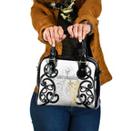 New Zealand WC2026 White Shoulder Handbag Silver Fern