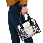 New Zealand WC2026 White Shoulder Handbag Silver Fern