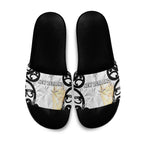 New Zealand WC2026 White Slide Sandals Silver Fern