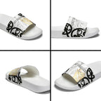 New Zealand WC2026 White Slide Sandals Silver Fern