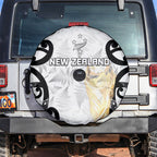 New Zealand WC2026 White Spare Tire Cover Silver Fern