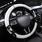 New Zealand WC2026 White Steering Wheel Cover Silver Fern