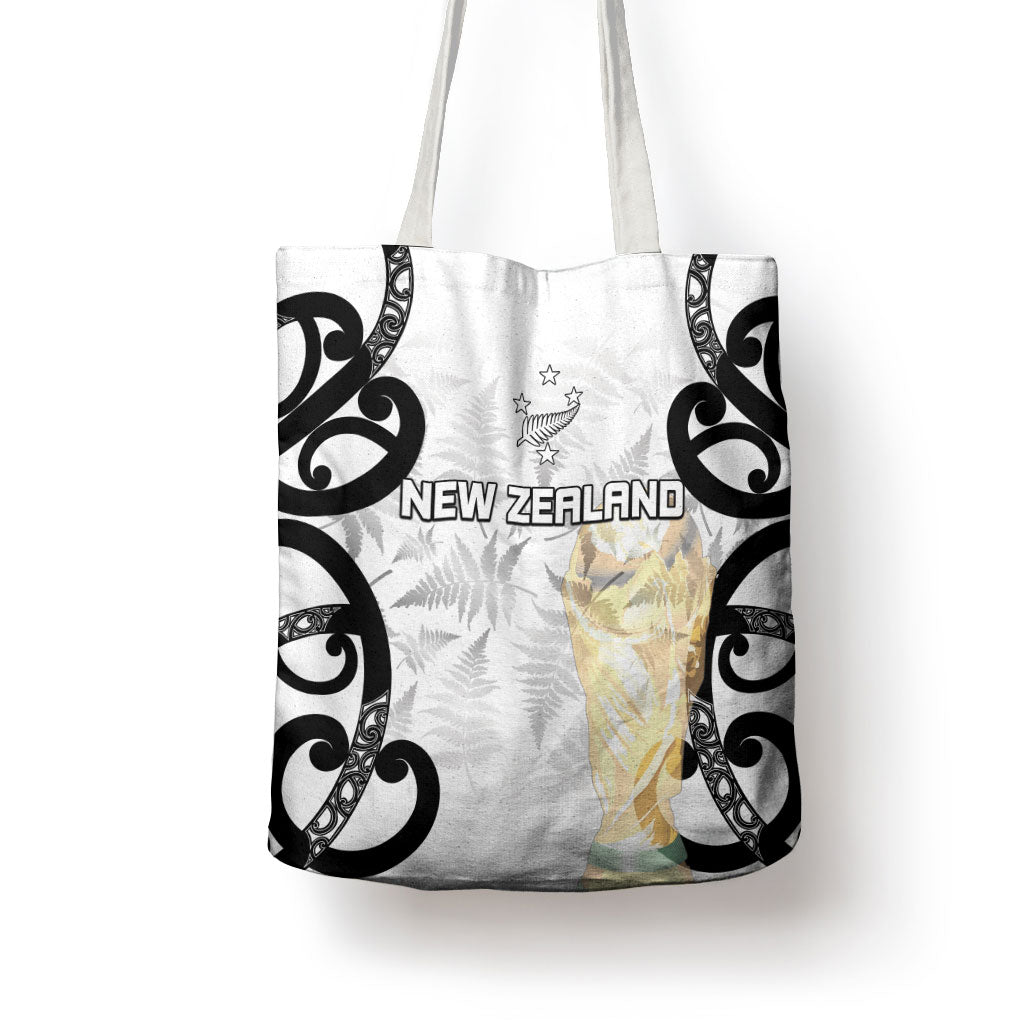 New Zealand WC2026 White Tote Bag Silver Fern