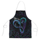Personalized Australia Indigenous Infinity Heart Apron Purple Teal Ribbon You Are Not Alone - Aussie Hoodie