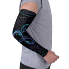 Personalized Australia Indigenous Infinity Heart Arm Sleeves Purple Teal Ribbon You Are Not Alone - Aussie Hoodie