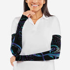Personalized Australia Indigenous Infinity Heart Arm Sleeves Purple Teal Ribbon You Are Not Alone - Aussie Hoodie