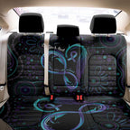 Personalized Australia Indigenous Infinity Heart Back Car Seat Cover Purple Teal Ribbon You Are Not Alone - Aussie Hoodie
