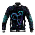 Personalized Australia Indigenous Infinity Heart Baseball Jacket Purple Teal Ribbon You Are Not Alone - Aussie Hoodie
