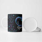 Australia Indigenous Infinity Heart Ceramic Mug Purple Teal Ribbon You Are Not Alone - Aussie Hoodie