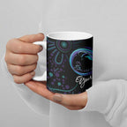 Australia Indigenous Infinity Heart Ceramic Mug Purple Teal Ribbon You Are Not Alone - Aussie Hoodie