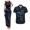 Personalized Australia Indigenous Infinity Heart Couples Matching Tank Maxi Dress and Hawaiian Shirt Purple Teal Ribbon You Are Not Alone - Aussie Hoodie