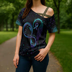 Personalized Australia Indigenous Infinity Heart Cross Shoulder Shirt Purple Teal Ribbon You Are Not Alone - Aussie Hoodie