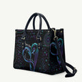 Personalized Australia Indigenous Infinity Heart Leather Bag Purple Teal Ribbon You Are Not Alone - Aussie Hoodie