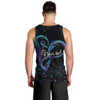 Personalized Australia Indigenous Infinity Heart Men Tank Top Purple Teal Ribbon You Are Not Alone - Aussie Hoodie