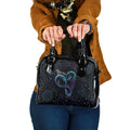 Personalized Australia Indigenous Infinity Heart Shoulder Handbag Purple Teal Ribbon You Are Not Alone - Aussie Hoodie
