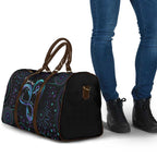 Personalized Australia Indigenous Infinity Heart Travel Bag Purple Teal Ribbon You Are Not Alone - Aussie Hoodie