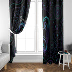 Personalized Australia Indigenous Infinity Heart Window Curtain Purple Teal Ribbon You Are Not Alone - Aussie Hoodie