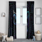 Personalized Australia Indigenous Infinity Heart Window Curtain Purple Teal Ribbon You Are Not Alone - Aussie Hoodie