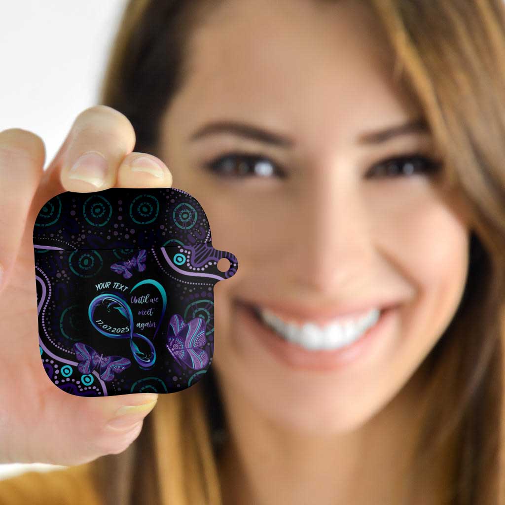 Personalized Australia Infinity Heart Indigenous AirPods Case Fly High Until We Meet Again - Aussie Hoodie