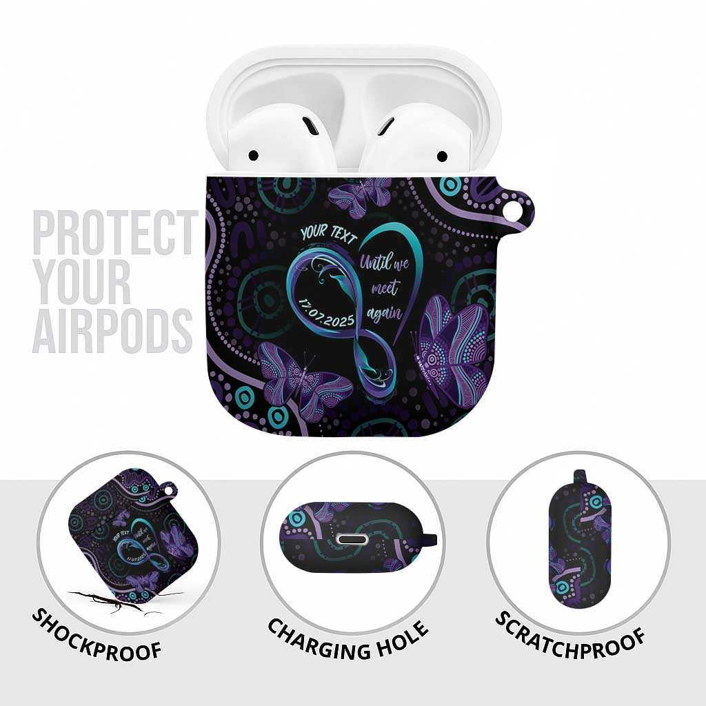 Personalized Australia Infinity Heart Indigenous AirPods Case Fly High Until We Meet Again - Aussie Hoodie