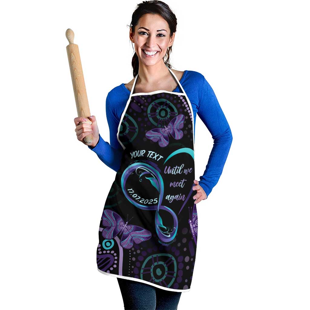 Personalized Australia Infinity Heart Indigenous Apron Fly High Until We Meet Again - Aussie Hoodie