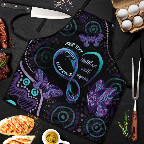 Personalized Australia Infinity Heart Indigenous Apron Fly High Until We Meet Again - Aussie Hoodie