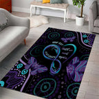 Personalized Australia Infinity Heart Indigenous Area Rug Fly High Until We Meet Again - Aussie Hoodie