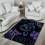 Personalized Australia Infinity Heart Indigenous Area Rug Fly High Until We Meet Again - Aussie Hoodie