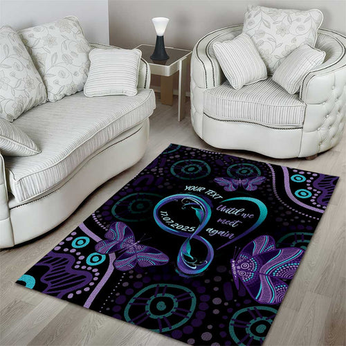 Personalized Australia Infinity Heart Indigenous Area Rug Fly High Until We Meet Again - Aussie Hoodie