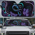 Personalized Australia Infinity Heart Indigenous Auto Sun Shade Fly High Until We Meet Again - Aussie Hoodie