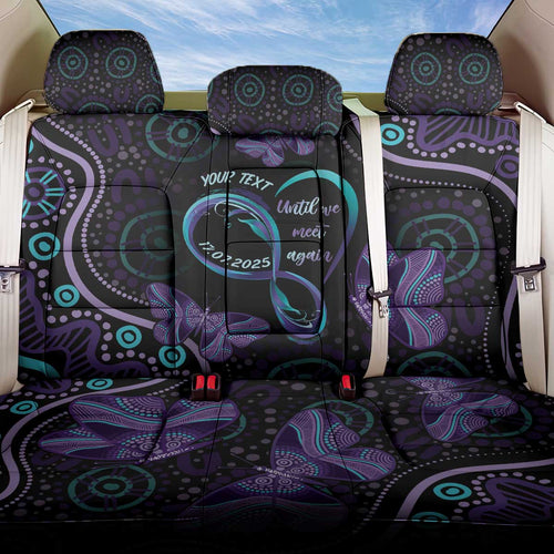 Personalized Australia Infinity Heart Indigenous Back Car Seat Cover Fly High Until We Meet Again - Aussie Hoodie