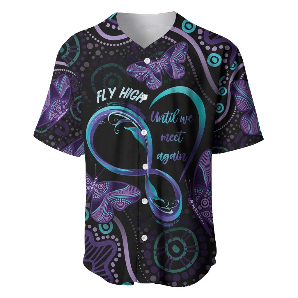 Personalized Australia Infinity Heart Indigenous Baseball Jersey Fly High Until We Meet Again - Aussie Hoodie