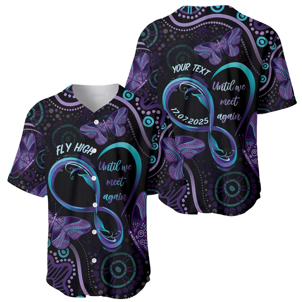 Personalized Australia Infinity Heart Indigenous Baseball Jersey Fly High Until We Meet Again - Aussie Hoodie