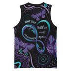 Personalized Australia Infinity Heart Indigenous Basketball Jersey Fly High Until We Meet Again - Aussie Hoodie